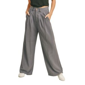 Miou Muse High Waisted Wide Leg Trousers Size Large